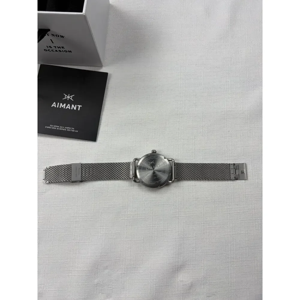 Mykonos Watches | 42 mm Men's Analogue Watch | Stainless Steel Mesh